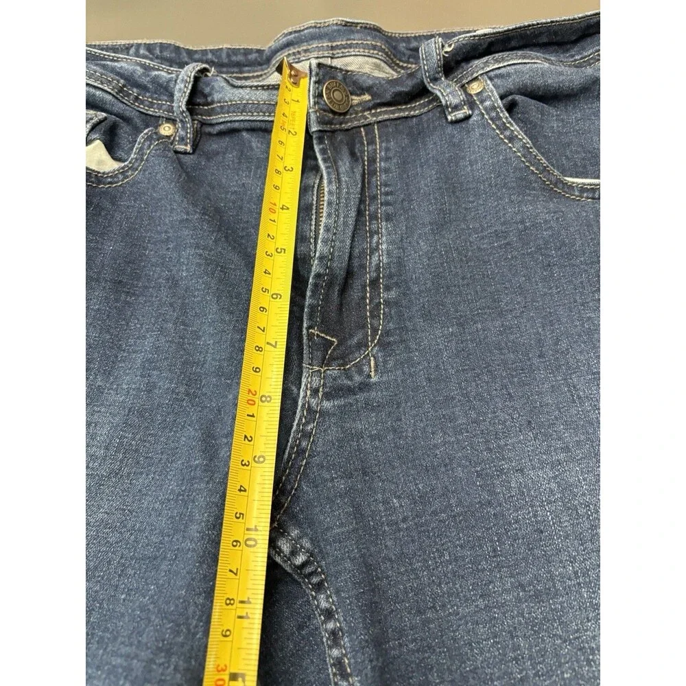 Buffalo David Bitton Jackson Jeans Mens 36x30.5 Straight Stretch Blue Denim
